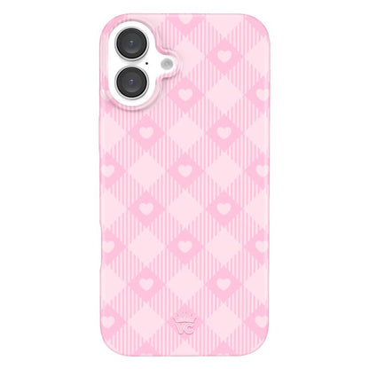 Velvet Caviar Dolly Pink Gingham Iphone Case - Cute & Trendy Phone Cases for Iphone with Stylish Girly Design and Shockproof Protection