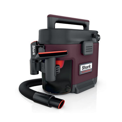 Shark Messmaster Portable Wet Dry Vacuum UV105 with Truegrip Accessory Suite Anybag Technology Self Cleaning Convenience Dishwasher Safe Dust Bin 950W 20Ft Cord