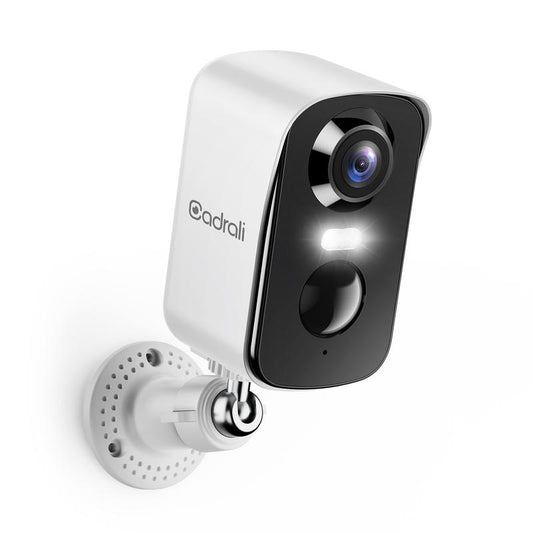 2K Wireless Outdoor Security Camera – 5200Mah Battery Powered, AI Motion Detection, Full-Color Night Vision, Two-Way Audio, IP65 Waterproof, 30‑Day Free Cloud Trial, Ios/Android Compatible