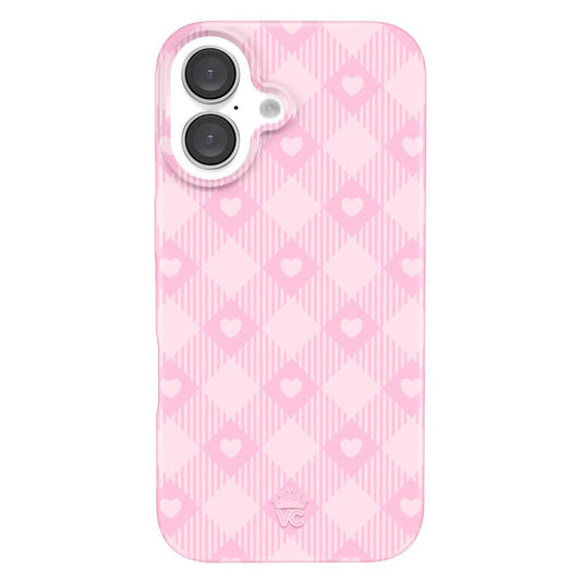 Velvet Caviar Dolly Pink Gingham Iphone Case - Cute & Trendy Phone Cases for Iphone with Stylish Girly Design and Shockproof Protection