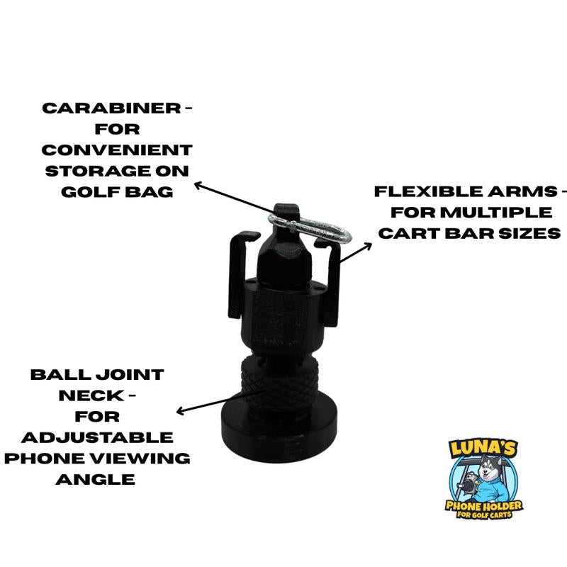 Lunas Golf Cart Mount for Mag Safe Compatible Phones