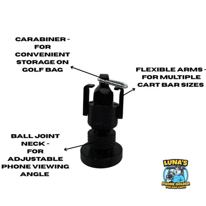 Lunas Golf Cart Mount for Mag Safe Compatible Phones
