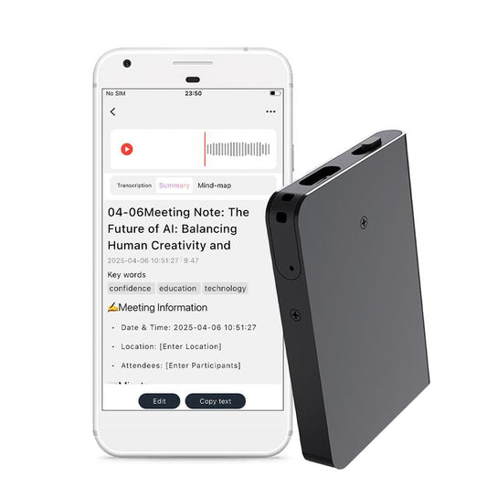 AI Voice Recorder, One-Click Recording,Transcribe & Summarize with AI Technology，Support Multiple Languages