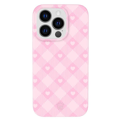 Velvet Caviar Dolly Pink Gingham Iphone Case - Cute & Trendy Phone Cases for Iphone with Stylish Girly Design and Shockproof Protection