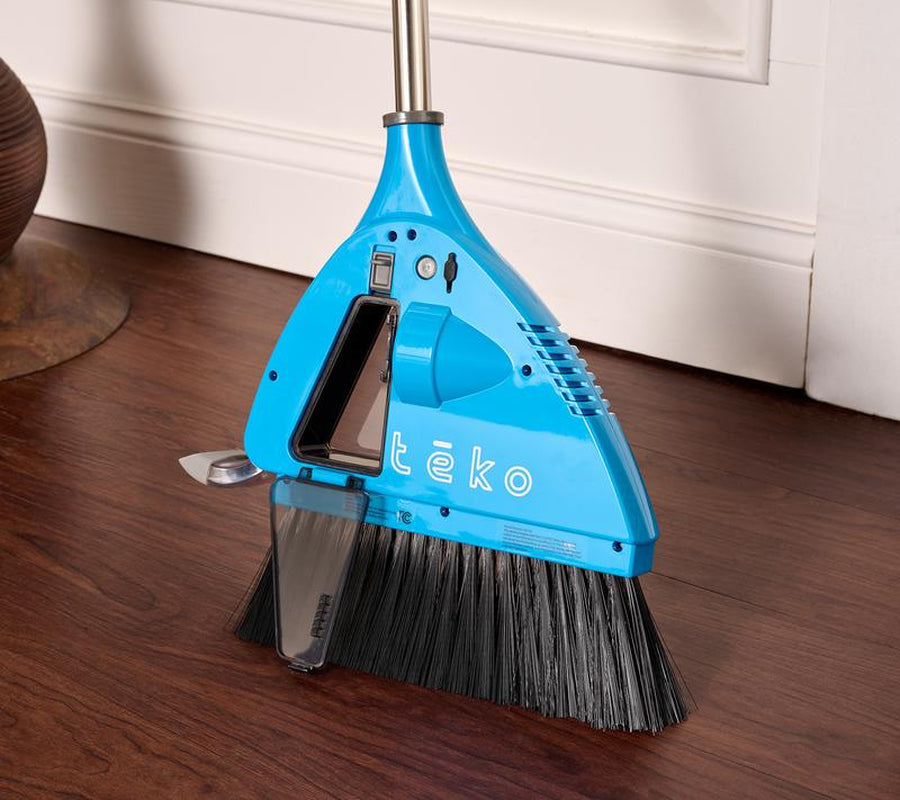 Teko Rechargeable 2-In-1 Sweeper & Vacuum W/ USB Charger