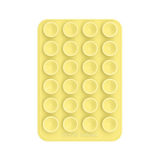 Velvet Caviar Yellow Mightygrip Magsafe Mount - Suction Cup Phone Case Mount Compatible with Magsafe Devices Only - Magnetic Silicone Grip