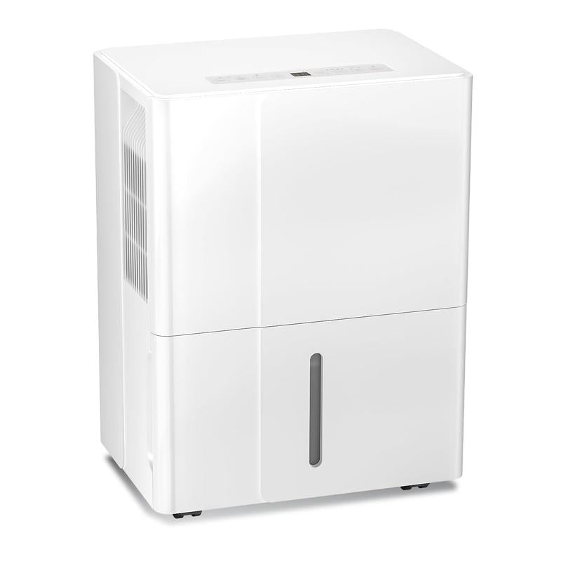 Xbeauty Home Dehumidifier, 50 Pint 4500 Square Feet Whole House Dehumidifier, Three LED Light Colors 4L Water Tank with Sleep Mode and Auto Defrost