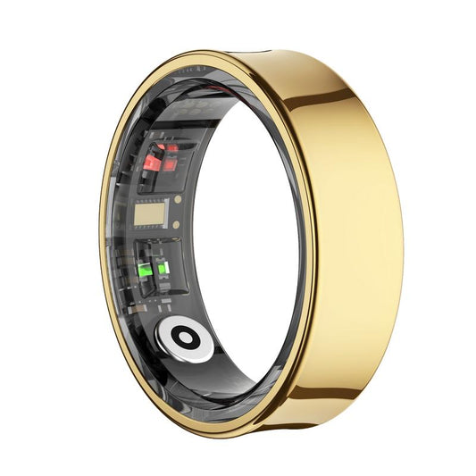 Smart Ring - Health Monitoring Device with Heart Rate, Calories, Sleep, Menstrual Cycle, Skin Temperature, Stress, Mood and Exercise Data for Men and Women, Wireless Fitness Tracker, No Surcharge, Android Ios Compatible