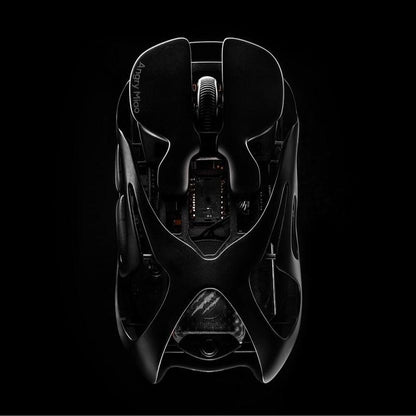 AM Infinity Wireless Gaming Mouse - 30K DPI, 7 RGB Buttons, Dual Mode, Ultra-Light 49G with Ultra-Smooth Glass Pad and Scratch-Resistant Nano-Coating (Silk Glass Mousepad Not Included)