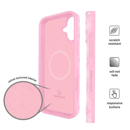 Velvet Caviar Dolly Pink Gingham Iphone Case - Cute & Trendy Phone Cases for Iphone with Stylish Girly Design and Shockproof Protection