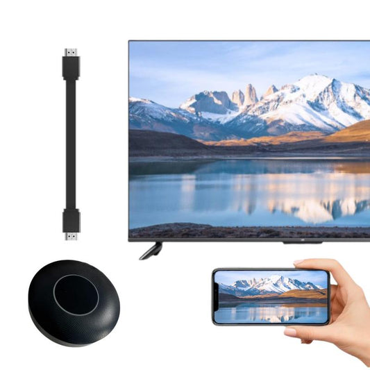 Wireless Screen Projector HD TV Monitor Portable Mobile Phone Connection TV Monitor HD Wireless 5G 4K Horizontal and Vertical Screen Connector Wireless HDMI Display Dongle Adapter Digital Products Smartphone