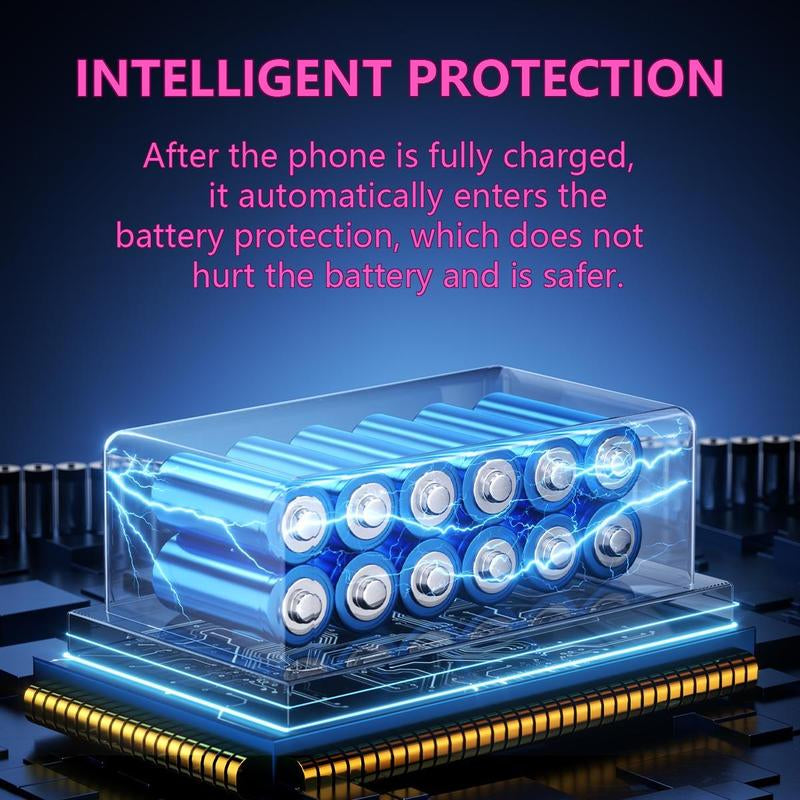 Angel Wing Design Wireless Charger with Mirror, 15W Super Fast Charge Wireless Charger with Luminous Base, Phone Accessories for Phones with Wireless Charging Function