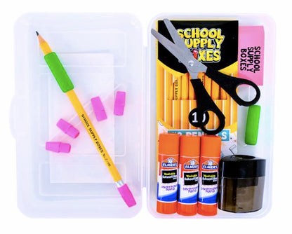 Back to School Supply Box Grades K-5 - School Supply Kit Back to School Essentials - 32 Pieces
