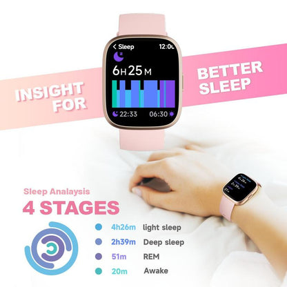 [Includes 3 Fashion Straps]Toobur Smart Watch with Smart Voice Assistant Activity Tracker with Answer/Make Calls/Sleep Monitor/100 Sports Models/Ip68 Waterproof Pedometer, Smartwatch Compatible Android Ios for Men Women