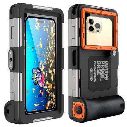 Underwater Snorkeling Diving Phone Case for Iphone 16/15/14/13/12/11 Pro Max/Xs/X Galaxy S24/S23/S22/S21, [50 Feet/15 Meters] Professional Scuba Diving Waterproof Phone Case Underwater Photo Video
