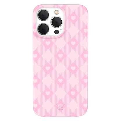 Velvet Caviar Dolly Pink Gingham Iphone Case - Cute & Trendy Phone Cases for Iphone with Stylish Girly Design and Shockproof Protection