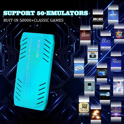 UTX Upgrades Retro Game Console Stick :50000 Games in 1 Game Nostalgia Gaming Stick Dual 2.4G Wireless Controllers, Plug & Play TV Video Gaming Stick