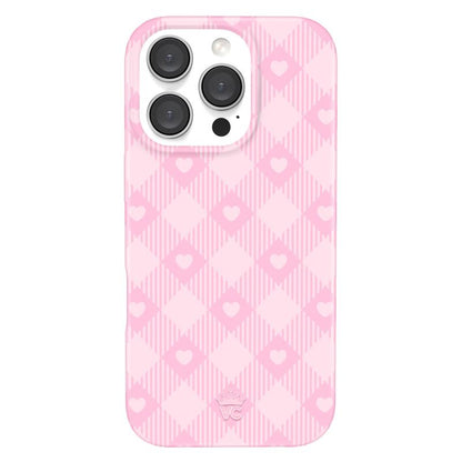 Velvet Caviar Dolly Pink Gingham Iphone Case - Cute & Trendy Phone Cases for Iphone with Stylish Girly Design and Shockproof Protection