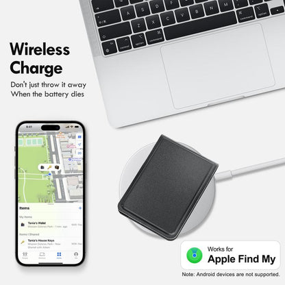 Smart Card Holder · Wireless Charging · Driver’S License & ID Storage · Track Your Car · Long Battery Life · Portable Wallet · Top Gift for Him/Her, Travel Essentials