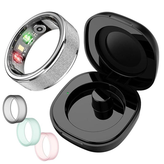 COLMI COLMI Smart Ring, Multifunctional Fashionable Smart Ring with Built-In Battery, Waterproof Sports Ring Fitness Tracker with Multi-Sport Mode for Men & Women, Wearable Fitness Tracker
