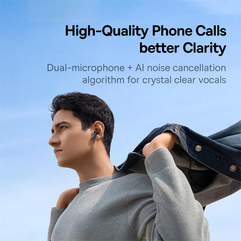 [48Db Immersive] Baseus M2S True Wireless Earbuds with ANC Noise Cancellation 48Db