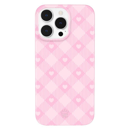 Velvet Caviar Dolly Pink Gingham Iphone Case - Cute & Trendy Phone Cases for Iphone with Stylish Girly Design and Shockproof Protection