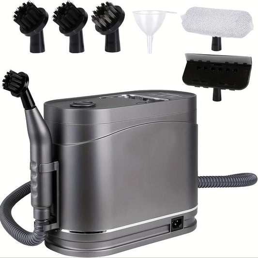 99% Sterilize Handheld Steam Cleaner | 1.2L & 11 Tools for Tile Grout/Car/Sofa | Rechargeable Cordless Carpet
