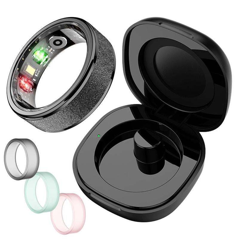 COLMI COLMI Smart Ring, Multifunctional Fashionable Smart Ring with Built-In Battery, Waterproof Sports Ring Fitness Tracker with Multi-Sport Mode for Men & Women, Wearable Fitness Tracker
