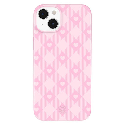 Velvet Caviar Dolly Pink Gingham Iphone Case - Cute & Trendy Phone Cases for Iphone with Stylish Girly Design and Shockproof Protection