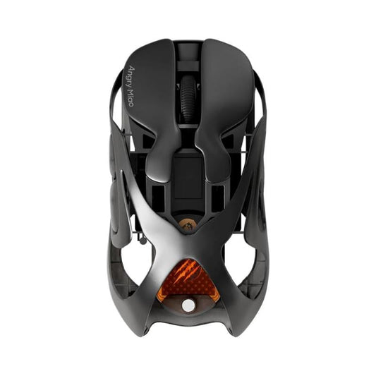AM Infinity Wireless Gaming Mouse - 30K DPI, 7 RGB Buttons, Dual Mode, Ultra-Light 49G with Ultra-Smooth Glass Pad and Scratch-Resistant Nano-Coating (Silk Glass Mousepad Not Included)
